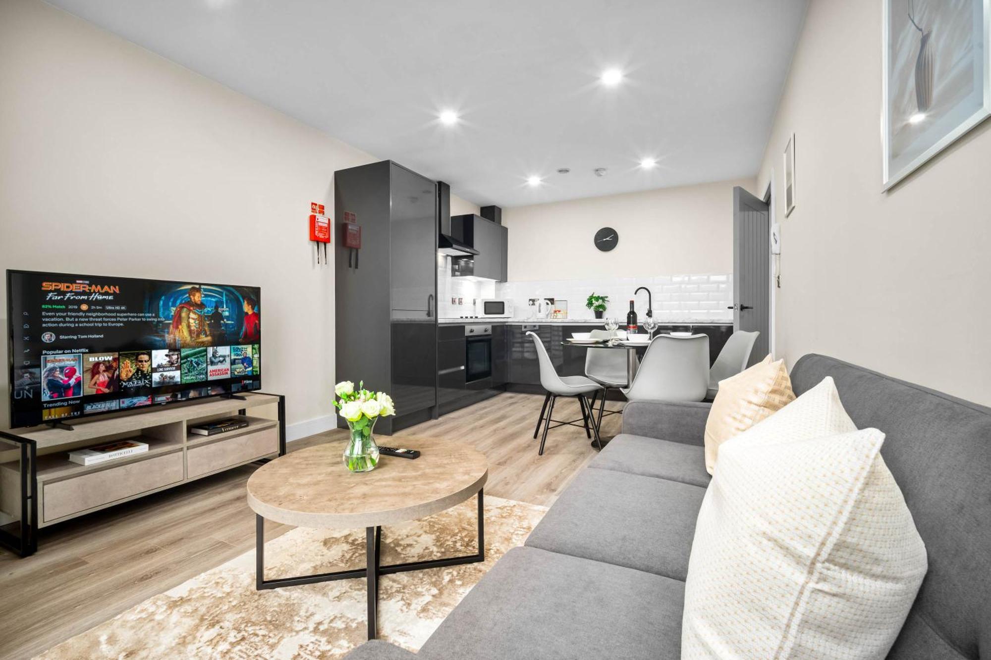 New Luxury Two Bedroom Apartment - City Centre - Netflix - Wifi - Top Rated - Jq 8Ah Μπέρμιγχαμ Εξωτερικό φωτογραφία