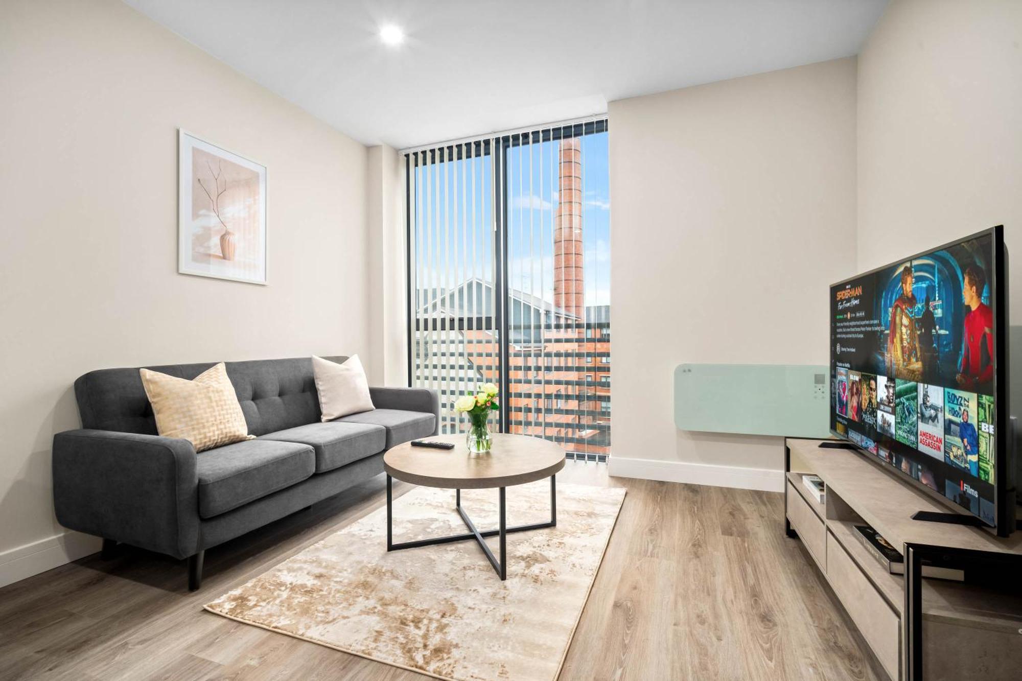 New Luxury Two Bedroom Apartment - City Centre - Netflix - Wifi - Top Rated - Jq 8Ah Μπέρμιγχαμ Εξωτερικό φωτογραφία